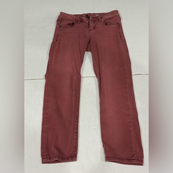 SO Womens Capri Red Pants Size 3 - Picture 1 of 7